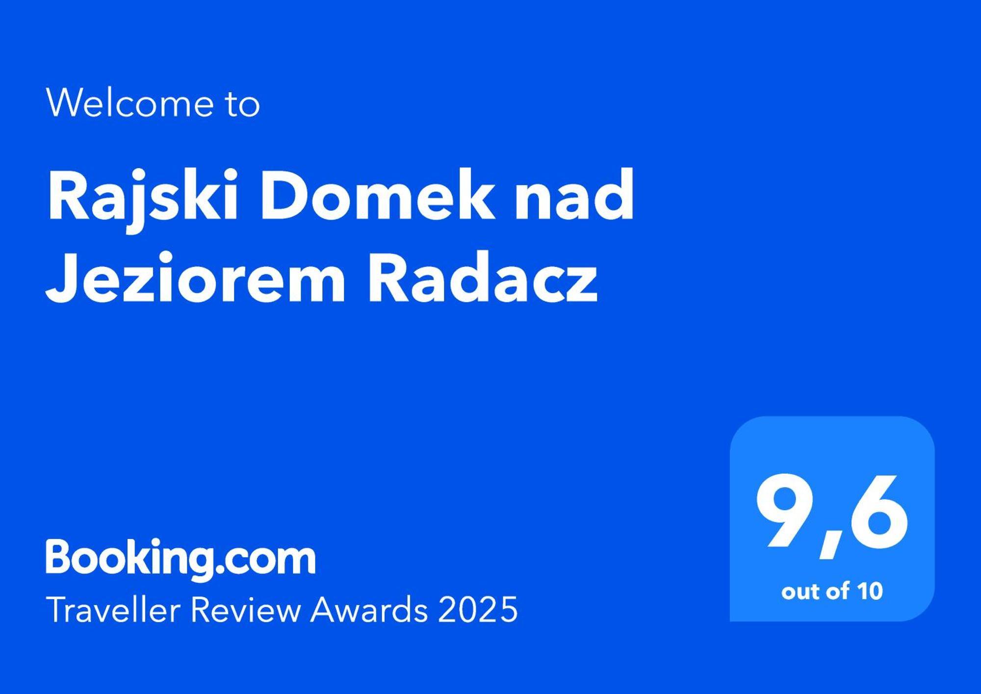 Вилла Rajski Domek Nad Jeziorem Radacz Борне-Сулиново Экстерьер фото